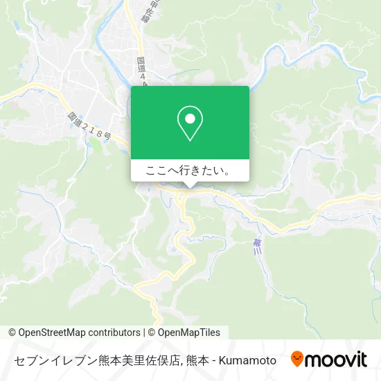 セブンイレブン熊本美里佐俣店地図