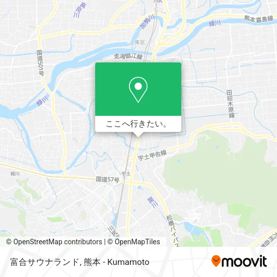 富合サウナランド地図