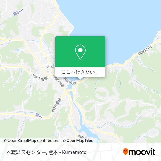 本渡温泉センター地図