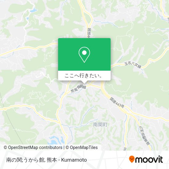 南の関;うから館地図