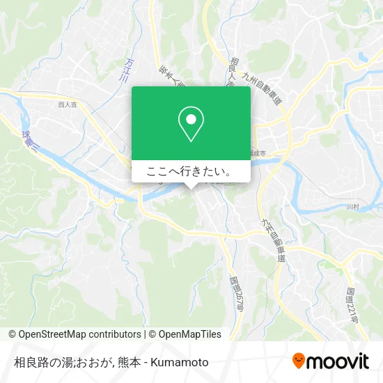 相良路の湯;おおが地図