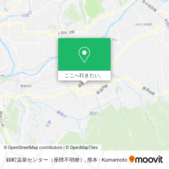 錦町温泉センター（座標不明瞭）地図