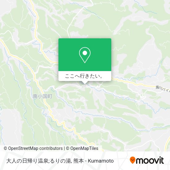 大人の日帰り温泉;るりの湯地図
