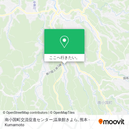 南小国町交流促進センター;温泉館きよら地図