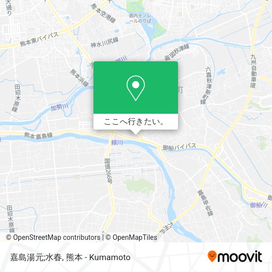 嘉島湯元;水春地図