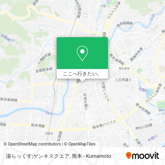 湯らっくす;ゲンキスクエア地図