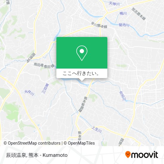 辰頭温泉地図