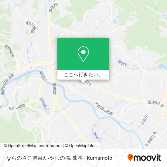ならのさこ温泉;いやしの湯地図