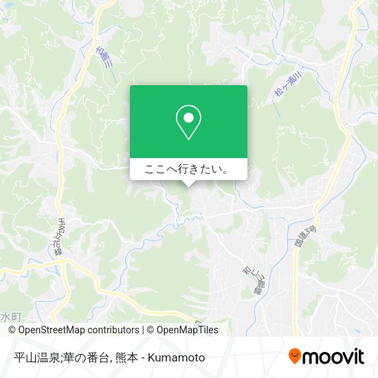 平山温泉;華の番台地図