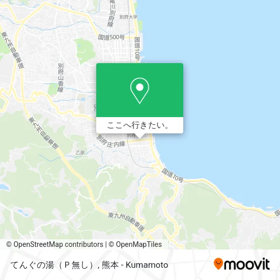 てんぐの湯（Ｐ無し）地図