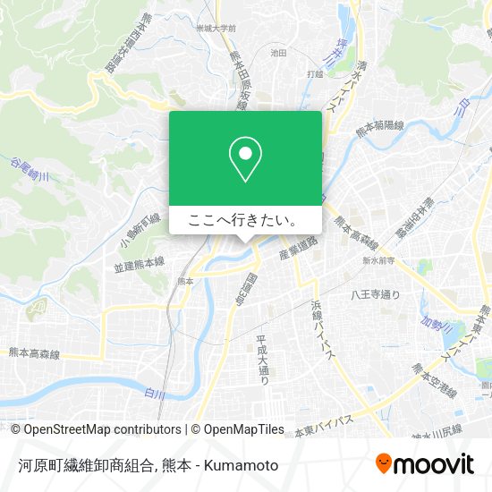 河原町繊維卸商組合地図