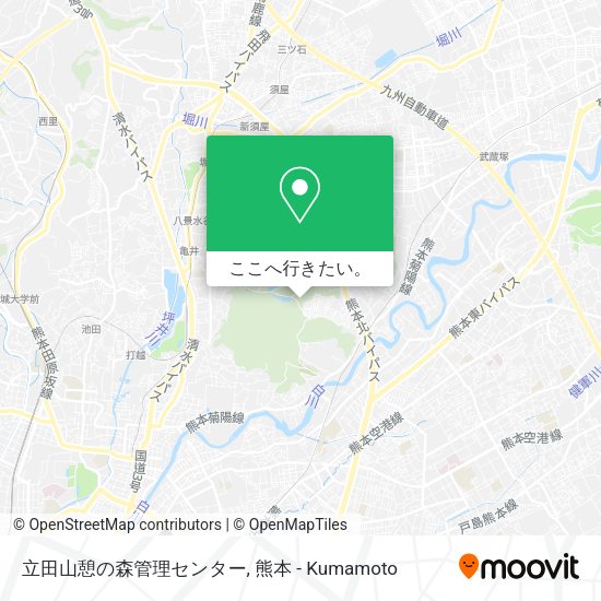 立田山憩の森管理センター地図