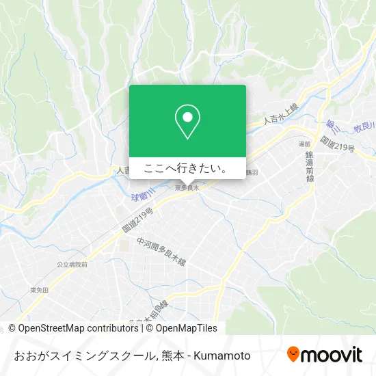 おおがスイミングスクール地図