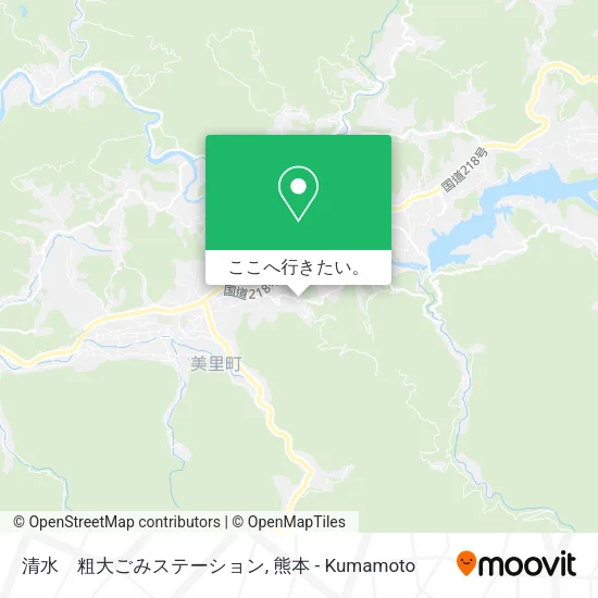 清水　粗大ごみステーション地図