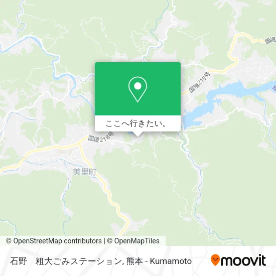 石野　粗大ごみステーション地図