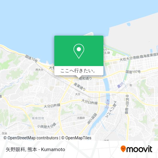 矢野眼科地図