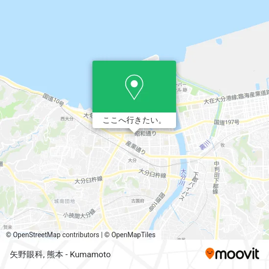 矢野眼科地図