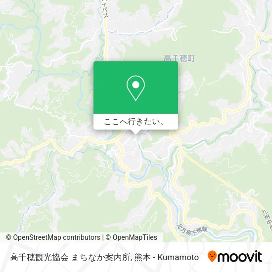 高千穂観光協会 まちなか案内所地図