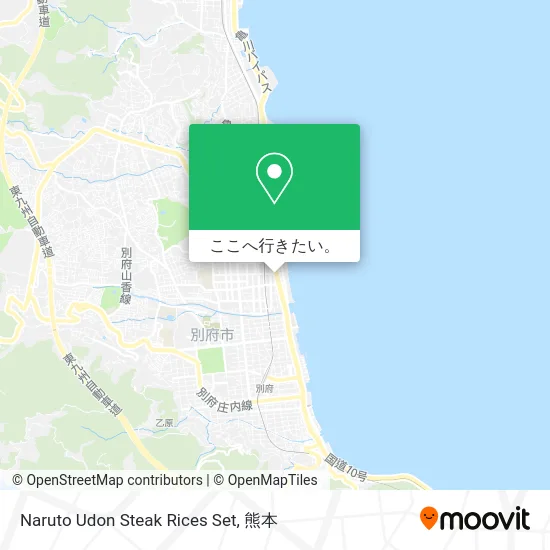 Naruto Udon Steak Rices Set地図