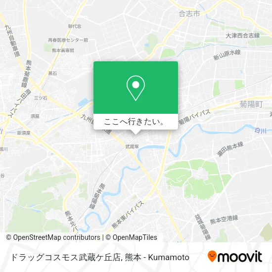 ドラッグコスモス武蔵ケ丘店地図
