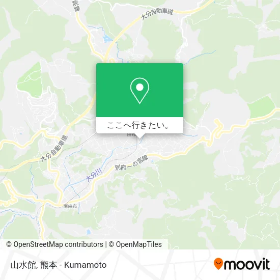山水館地図