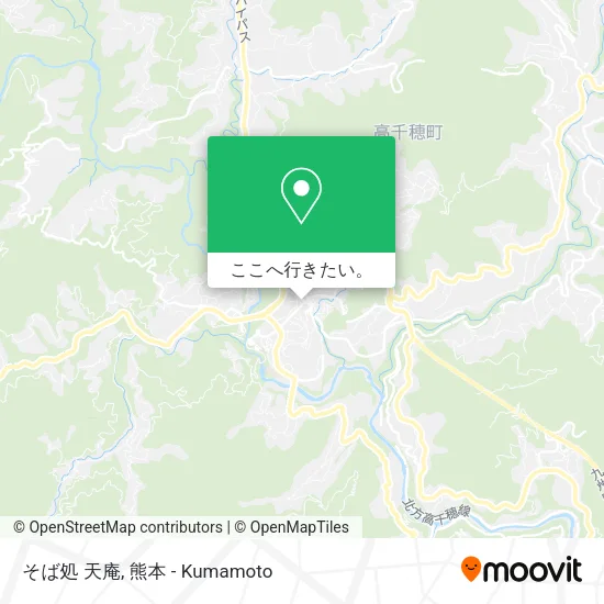 そば処 天庵地図