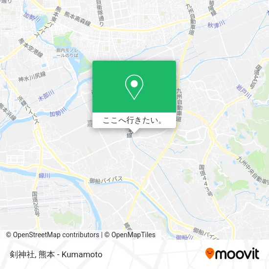 剣神社地図