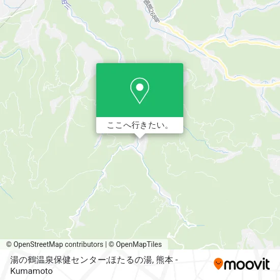 湯の鶴温泉保健センター;ほたるの湯地図