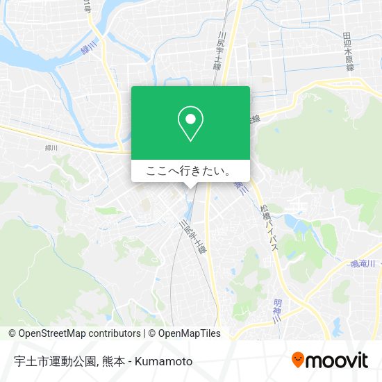 宇土市運動公園地図
