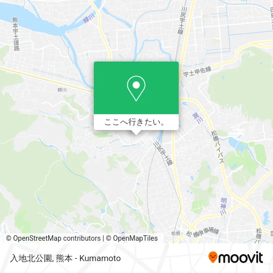 入地北公園地図