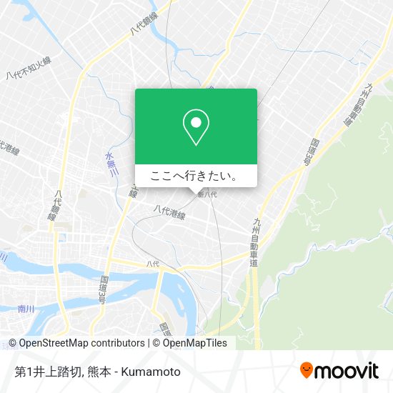第1井上踏切地図