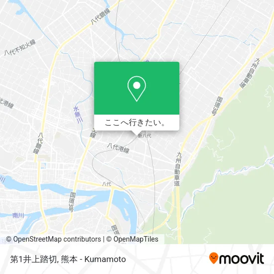 第1井上踏切地図