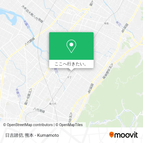日吉踏切地図