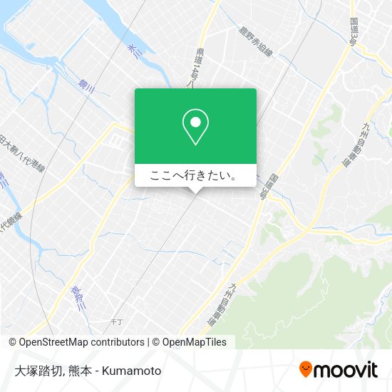 大塚踏切地図