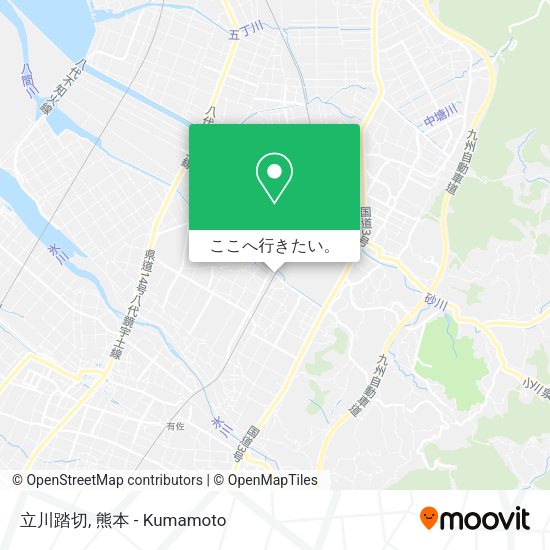 立川踏切地図