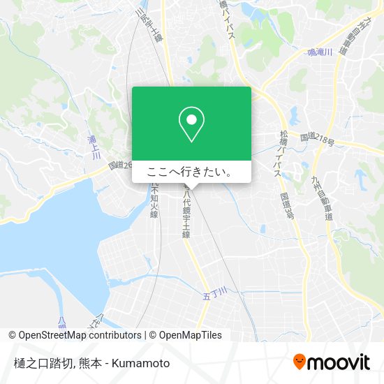 樋之口踏切地図