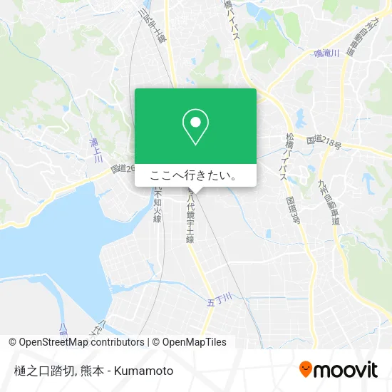 樋之口踏切地図