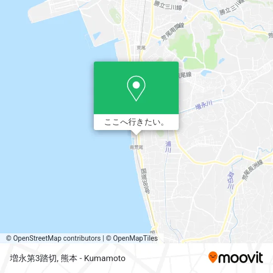 増永第3踏切地図