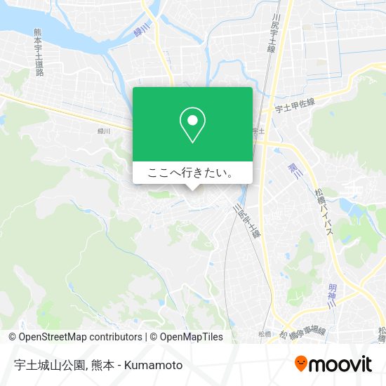 宇土城山公園地図