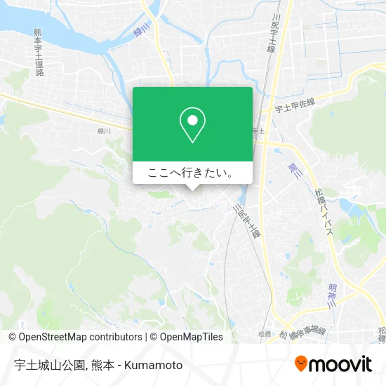 宇土城山公園地図