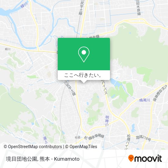 境目団地公園地図