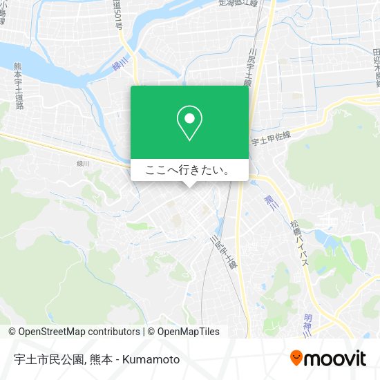 宇土市民公園地図