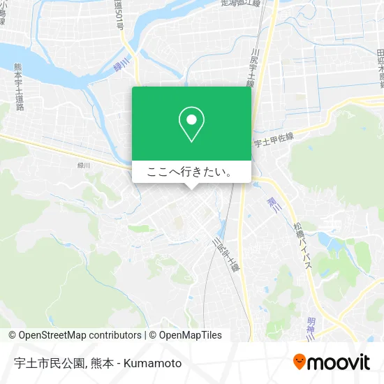 宇土市民公園地図