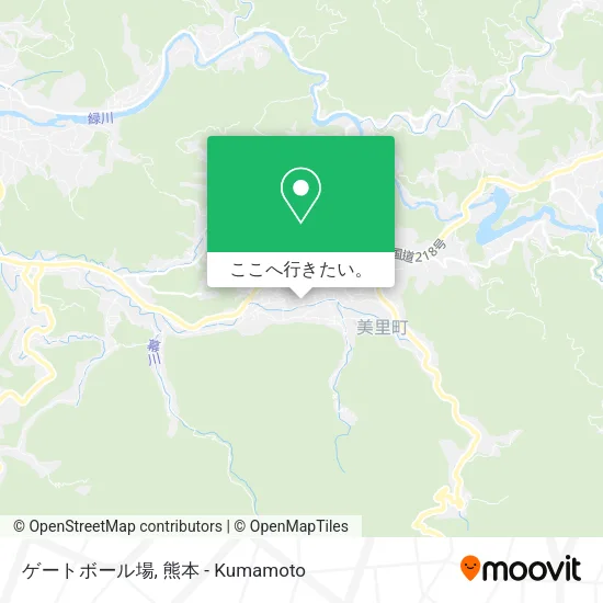 ゲートボール場地図