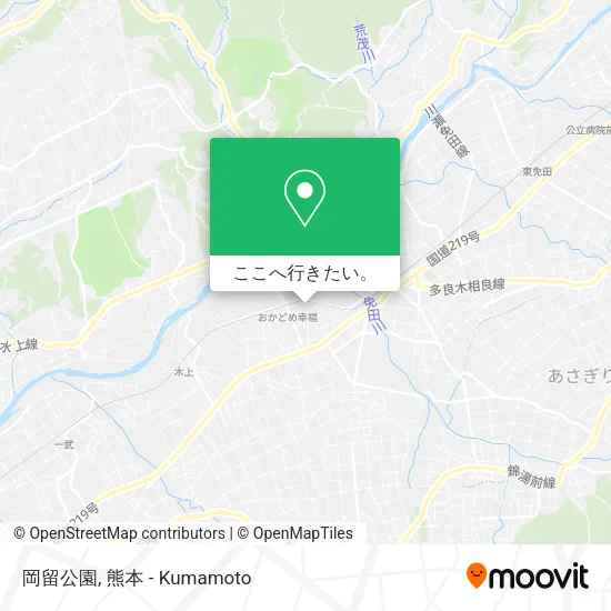 岡留公園地図