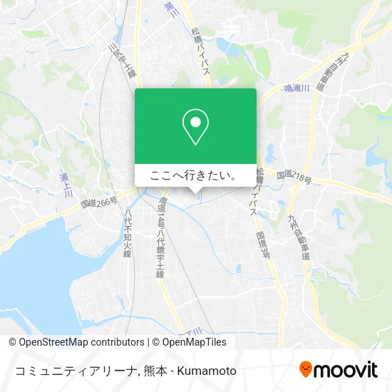 コミュニティアリーナ地図