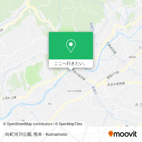 向町河川公園地図