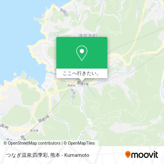 つなぎ温泉;四季彩地図