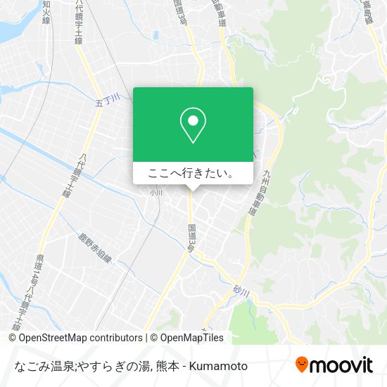 なごみ温泉;やすらぎの湯地図