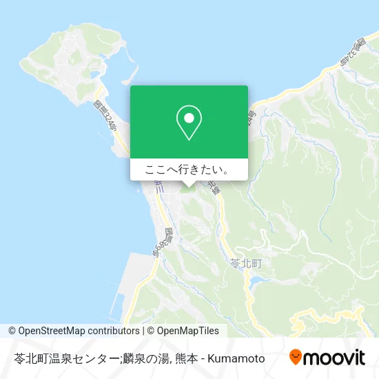 苓北町温泉センター;麟泉の湯地図